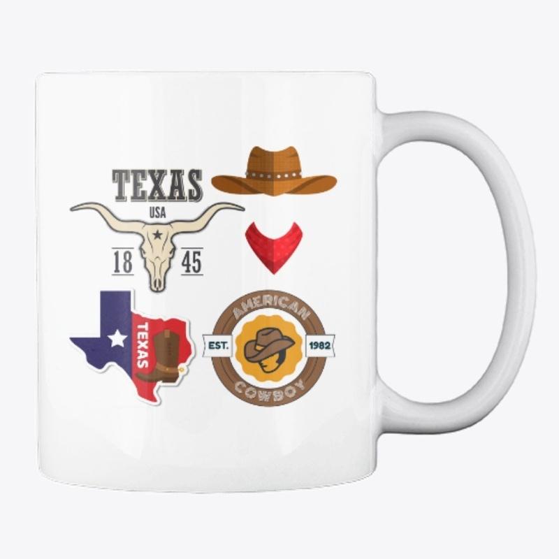 Texas Themed Coffee Mug