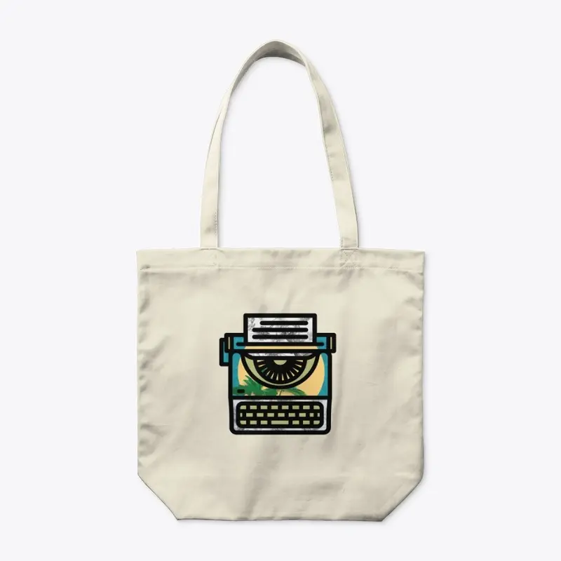 Typewriter Art Tote