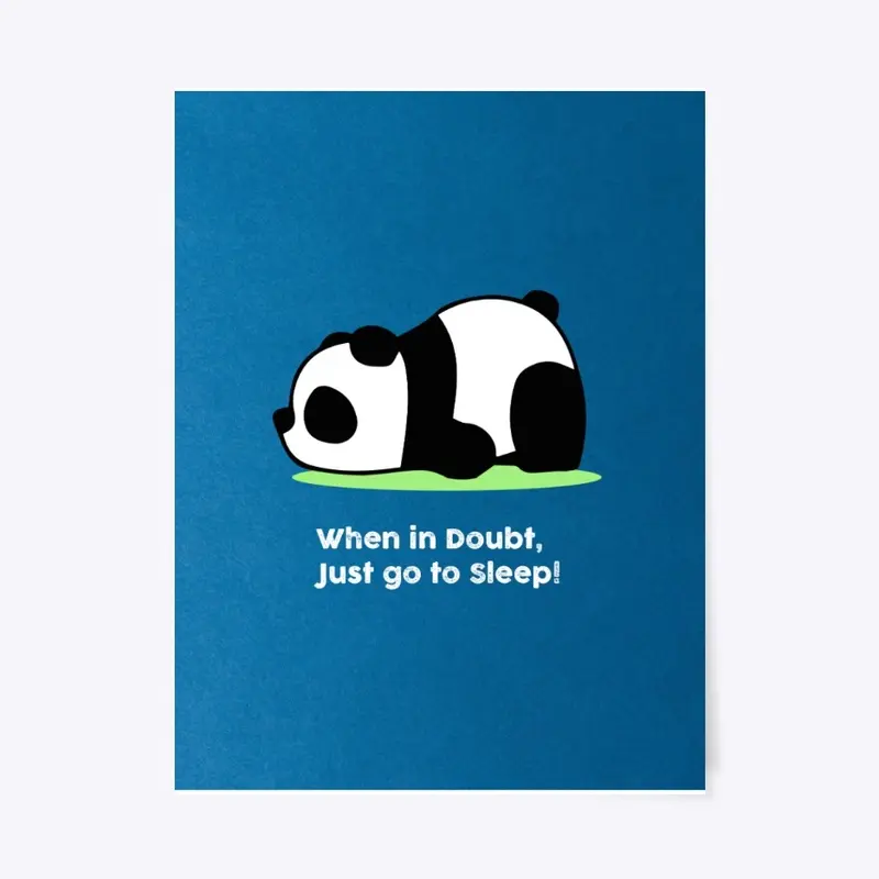 Panda Philosophy Poster