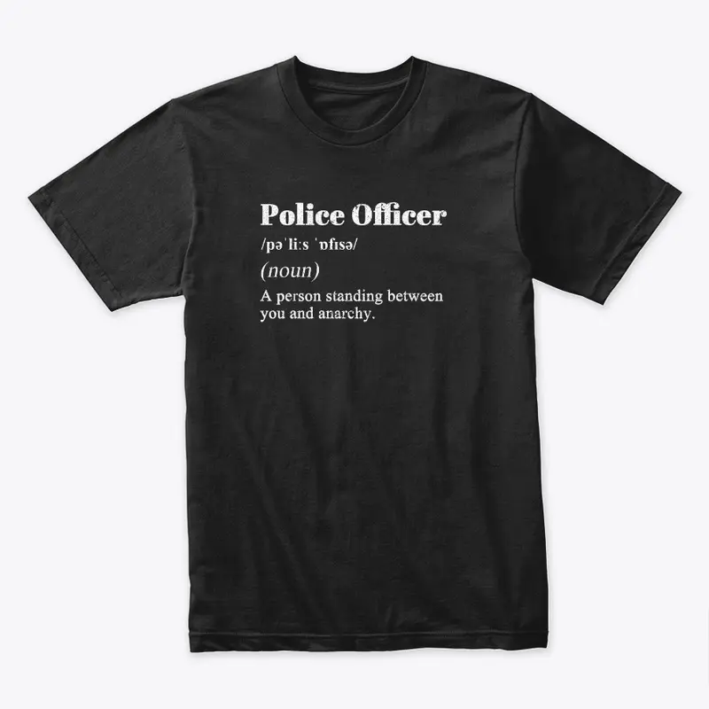 Police Officer Definition T-shirt